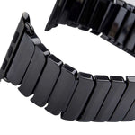 سوار ساعة سيراميك دقيق للمعصم لـ Apple Watch Ultra 49مم و Watch Ultra 2 49مم / سلسلة 10 مقاس 46مم / 9 و 8 و 7 مقاس 45مم / SE 3 و SE 2 و 6 و SE و 5 و 4 مقاس 44مم / 3 و 2 و 1 مقاس 42مم، مقاس 42مم