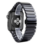 سوار ساعة سيراميك دقيق للمعصم لـ Apple Watch Ultra 49مم و Watch Ultra 2 49مم / سلسلة 10 مقاس 46مم / 9 و 8 و 7 مقاس 45مم / SE 3 و SE 2 و 6 و SE و 5 و 4 مقاس 44مم / 3 و 2 و 1 مقاس 42مم، مقاس 42مم