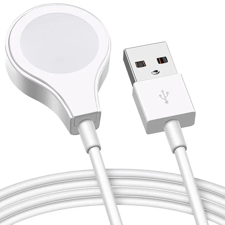 كابل شحن سريع لاسلكي مغناطيسي إلى USB لسلسلة Apple Watch، USB-A