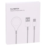 كابل شحن سريع لاسلكي مغناطيسي إلى USB لسلسلة Apple Watch، USB-A