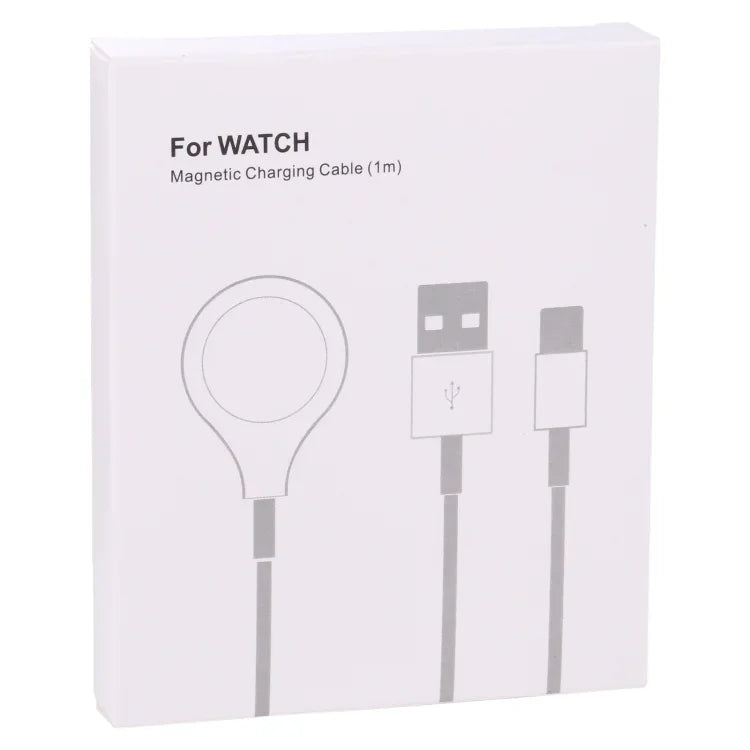 كابل شحن سريع لاسلكي مغناطيسي إلى USB لسلسلة Apple Watch، USB-A