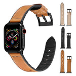 سوار ساعة بلون صلب من TPU مع فولاذ مقاوم للصدأ لساعات Apple Watch Series 7 مقاس 45مم / 6 & SE & 5 & 4 مقاس 44مم / 3 & 2 & 1 مقاس 42مم، 44مم