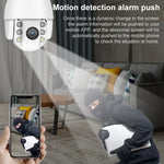 كاميرا ذكية مقاومة للماء IP66 QX2 1080P HD بانورامية 360 درجة WiFi ملونة ليلاً ونهاراً، تدعم كشف الحركة / الصوت ثنائي الاتجاه / بطاقة TF، قابس الولايات المتحدة، نسخة WiFi
