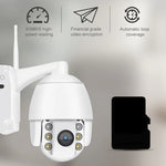 كاميرا ذكية مقاومة للماء IP66 QX2 1080P HD بانورامية 360 درجة WiFi ملونة ليلاً ونهاراً، تدعم كشف الحركة / الصوت ثنائي الاتجاه / بطاقة TF، قابس الولايات المتحدة، نسخة WiFi