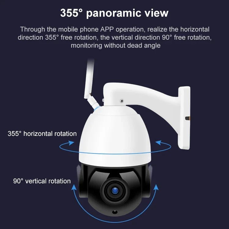 كاميرا قبة ذكية لاسلكية WiFi بدقة 2.0 مليون بكسل 1080P HD مع تكبير 20X، تدعم الرؤية الليلية بالأشعة تحت الحمراء / كشف الحركة / الاتصال الصوتي / بطاقة TF، قابس أسترالي، نسخة WiFi