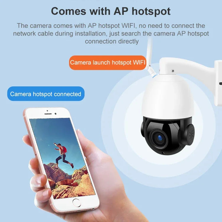 كاميرا قبة ذكية لاسلكية WiFi بدقة 2.0 مليون بكسل 1080P HD مع تكبير 20X، تدعم الرؤية الليلية بالأشعة تحت الحمراء / كشف الحركة / الاتصال الصوتي / بطاقة TF، قابس أسترالي، نسخة WiFi