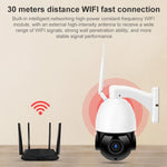 كاميرا قبة ذكية لاسلكية WiFi بدقة 2.0 مليون بكسل 1080P HD مع تكبير 20X، تدعم الرؤية الليلية بالأشعة تحت الحمراء / كشف الحركة / الاتصال الصوتي / بطاقة TF، قابس أسترالي، نسخة WiFi