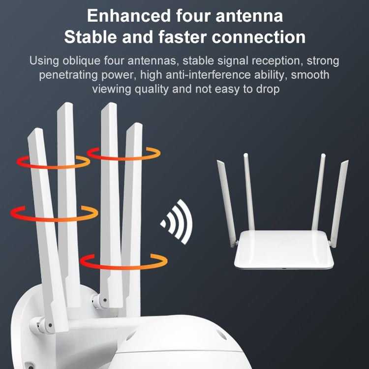 كاميرا مراقبة قبة خارجية QX38 بدقة 1080P WiFi عالية الوضوح، تدعم الرؤية الليلية والصوت ثنائي الاتجاه وكشف الحركة، QX38