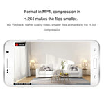 كاميرا مراقبة ذكية لاسلكية قابلة للارتداء CAMSOY C9 HD بدقة 1280 × 720 بكسل بزاوية واسعة 70 درجة، تدعم الرؤية بالأشعة تحت الحمراء، إنذار كشف الحركة، التسجيل المتكرر، والتقاط مؤقت، C9