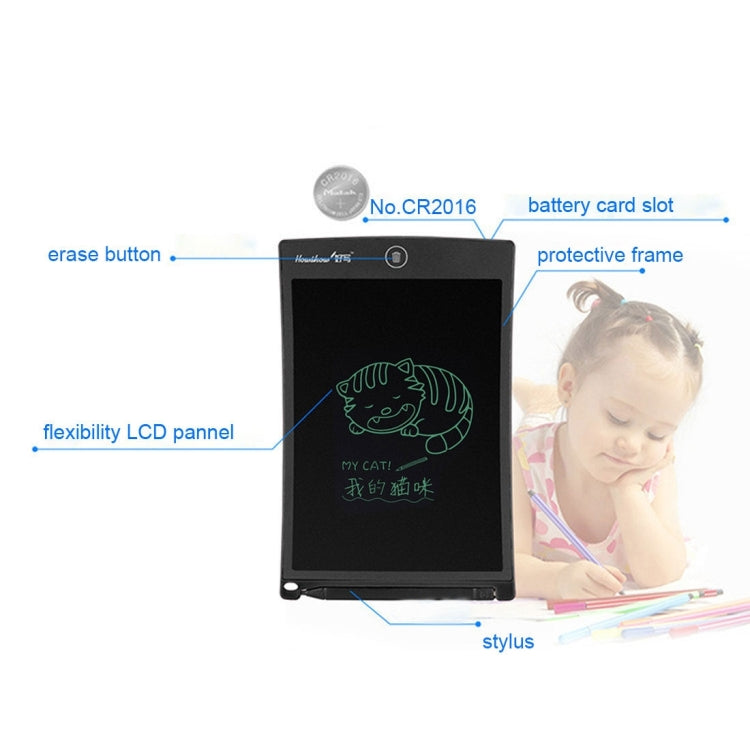 لوحة كتابة إلكترونية بدون ورق بقياس 8.5 بوصة Howshow بشاشة LCD حساسة للضغط / لوحة كتابة، 8.5 بوصة باللون الأزرق، 8.5 بوصة باللون الأحمر