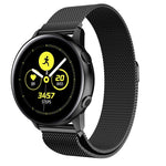 سوار ساعة شبكي مغناطيسي من الفولاذ المقاوم للصدأ Milanis لساعة Galaxy Watch Active 20مم