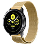 سوار ساعة شبكي مغناطيسي من الفولاذ المقاوم للصدأ Milanis لساعة Galaxy Watch Active 20مم