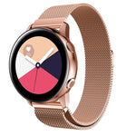 سوار ساعة شبكي مغناطيسي من الفولاذ المقاوم للصدأ Milanis لساعة Galaxy Watch Active 20مم