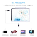 A4-19 6.5W Three Level of Brightness Dimmable A4 LED Drawing Sketchpad Light Pad with USB Cable
