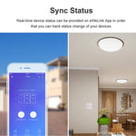 مفتاح حائط ذكي بشاشة زجاجية مقسّاة Sonoff T2 Touch 86mm، متوافق مع Alexa وGoogle Home، AC 100V-240V، قابس الاتحاد الأوروبي، 86mm/ 3 قابس الاتحاد الأوروبي