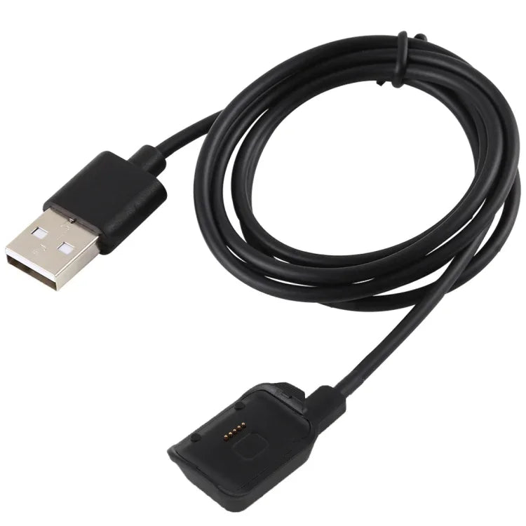 كابل شحن USB لشاحن قاعدة ساعة ذكية محمولة بطول 1م لسامسونج جير لايف R382، لسامسونج R382
