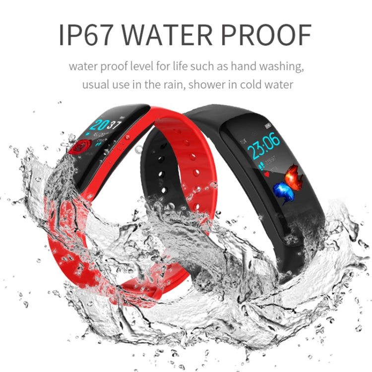سوار ذكي H29 بشاشة ملونة IPS بحجم 1.14 بوصة مقاوم للماء بمعيار IP67، يدعم عد الخطوات / تذكير المكالمات / مراقبة معدل ضربات القلب / مراقبة النوم