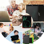 لوحة كتابة LCD محمولة مقاس 12 بوصة للرسم والكتابة الإلكترونية، لوحة رسومات للرسائل والمسودات مع قلم كتابة، 12 بوصة أسود، 12 بوصة أخضر، 12 بوصة أزرق، 12 بوصة أحمر، 12 بوصة أبيض