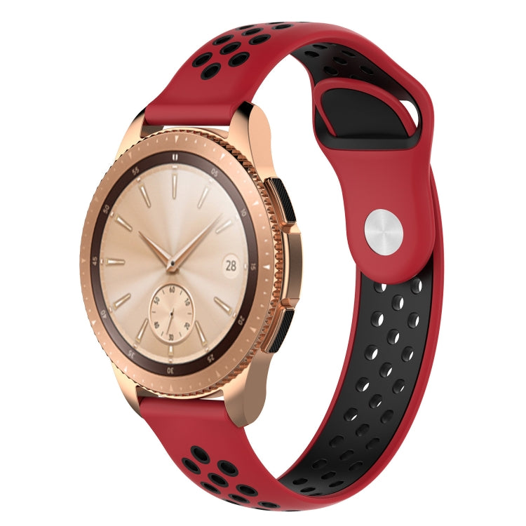 سوار ساعة بلون مزدوج لسلسلة Galaxy Watch مقاس 42مم، لسلسلة Galaxy Watch مقاس 42مم