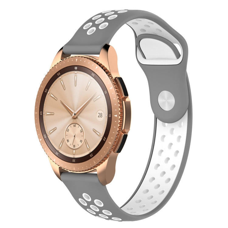سوار ساعة بلون مزدوج لسلسلة Galaxy Watch مقاس 42مم، لسلسلة Galaxy Watch مقاس 42مم