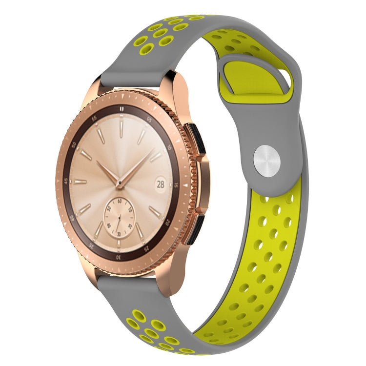 سوار ساعة بلون مزدوج لسلسلة Galaxy Watch مقاس 42مم، لسلسلة Galaxy Watch مقاس 42مم