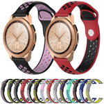 سوار ساعة بلون مزدوج لسلسلة Galaxy Watch مقاس 42مم، لسلسلة Galaxy Watch مقاس 42مم