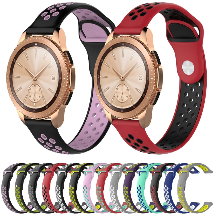سوار ساعة بلون مزدوج لسلسلة Galaxy Watch مقاس 42مم، لسلسلة Galaxy Watch مقاس 42مم