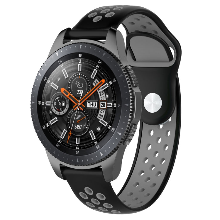 سوار ساعة بلون مزدوج لسلسلة Galaxy Watch مقاس 46مم، لسلسلة Galaxy Watch مقاس 46مم