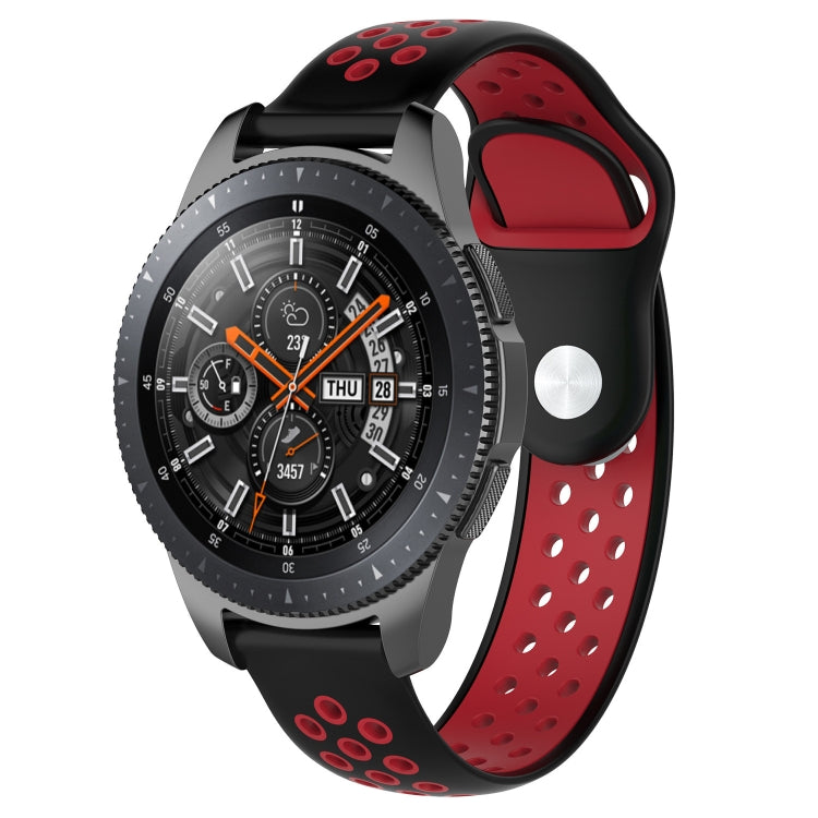 سوار ساعة بلون مزدوج لسلسلة Galaxy Watch مقاس 46مم، لسلسلة Galaxy Watch مقاس 46مم