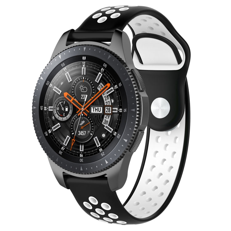 سوار ساعة بلون مزدوج لسلسلة Galaxy Watch مقاس 46مم، لسلسلة Galaxy Watch مقاس 46مم