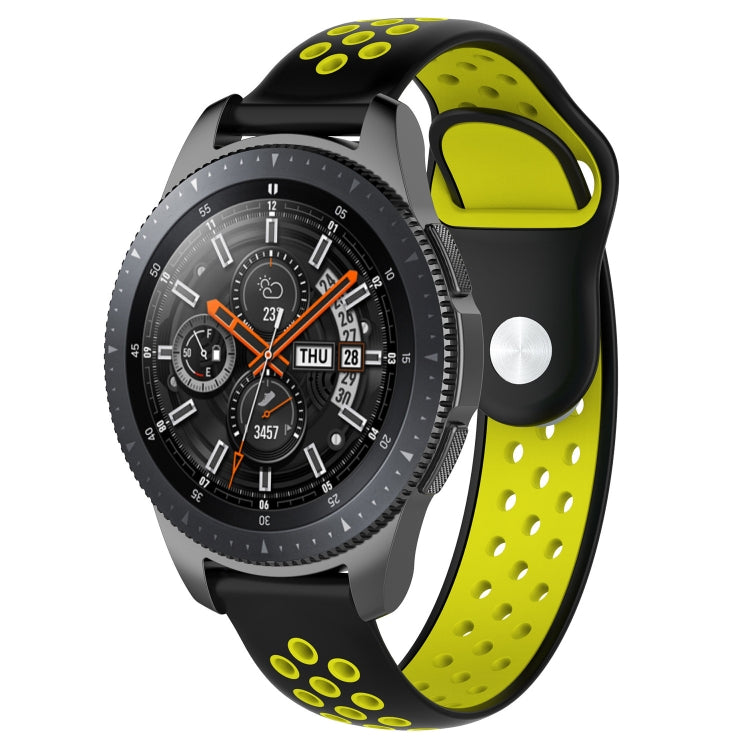 سوار ساعة بلون مزدوج لسلسلة Galaxy Watch مقاس 46مم، لسلسلة Galaxy Watch مقاس 46مم
