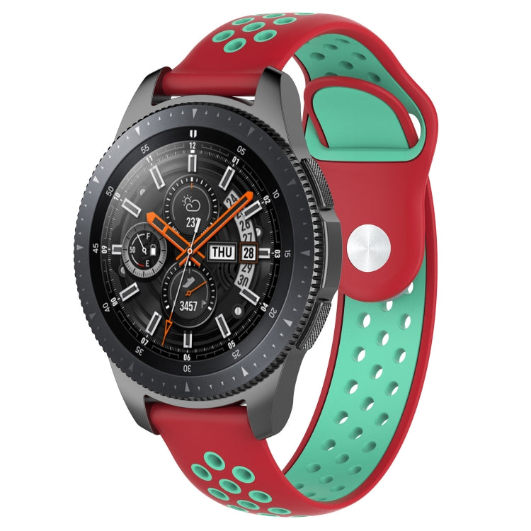سوار ساعة بلون مزدوج لسلسلة Galaxy Watch مقاس 46مم، لسلسلة Galaxy Watch مقاس 46مم