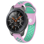 سوار ساعة بلون مزدوج لسلسلة Galaxy Watch مقاس 46مم، لسلسلة Galaxy Watch مقاس 46مم