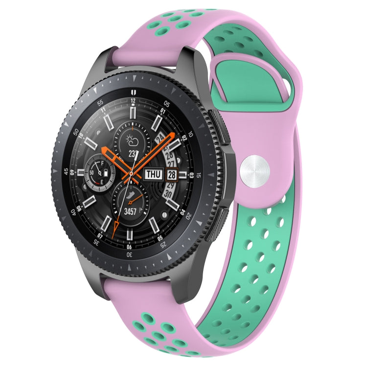 سوار ساعة بلون مزدوج لسلسلة Galaxy Watch مقاس 46مم، لسلسلة Galaxy Watch مقاس 46مم