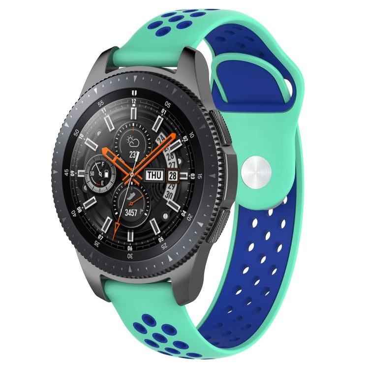 سوار ساعة بلون مزدوج لسلسلة Galaxy Watch مقاس 46مم، لسلسلة Galaxy Watch مقاس 46مم
