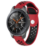 سوار ساعة بلون مزدوج لسلسلة Galaxy Watch مقاس 46مم، لسلسلة Galaxy Watch مقاس 46مم