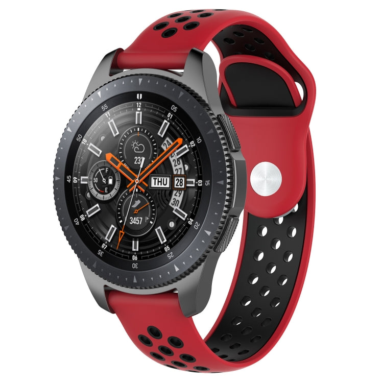 سوار ساعة بلون مزدوج لسلسلة Galaxy Watch مقاس 46مم، لسلسلة Galaxy Watch مقاس 46مم