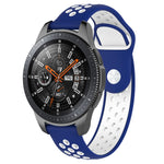 سوار ساعة بلون مزدوج لسلسلة Galaxy Watch مقاس 46مم، لسلسلة Galaxy Watch مقاس 46مم