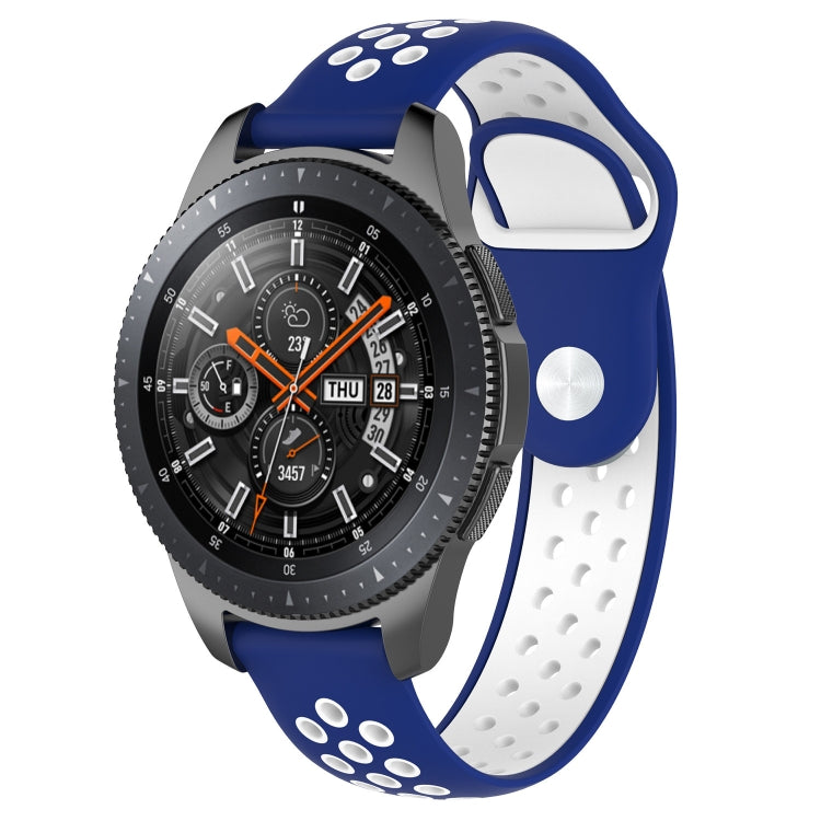 سوار ساعة بلون مزدوج لسلسلة Galaxy Watch مقاس 46مم، لسلسلة Galaxy Watch مقاس 46مم