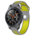 سوار ساعة بلون مزدوج لسلسلة Galaxy Watch مقاس 46مم، لسلسلة Galaxy Watch مقاس 46مم