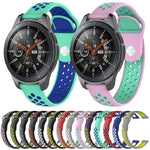 سوار ساعة بلون مزدوج لسلسلة Galaxy Watch مقاس 46مم، لسلسلة Galaxy Watch مقاس 46مم