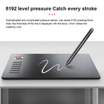 VEIKK A15PRO لوحة رسم إلكترونية ذكية تعمل باللمس 10x6 بوصة بدقة 5080 LPI مع واجهة Type-C