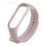 Pure Color Soft TPU  Watch Bands for Xiaomi Mi Band 4, Host Not Included, Black, Orange, Pink, Dark Blue, Wine Red