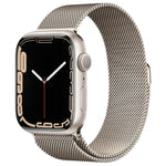 سوار ساعة مغناطيسي من الفولاذ المقاوم للصدأ بنمط ميلانيزي لساعات Apple Watch Series 10 مقاس 42مم / 9&8&7 مقاس 41مم / SE 3&SE 2&6&SE&5&4 مقاس 40مم / 3&2&1 مقاس 38مم، وللساعات Apple Watch Series 8&7 مقاس 41مم / SE 2&6&SE&5&4 مقاس 40مم / 3&2&1 مقاس 38مم