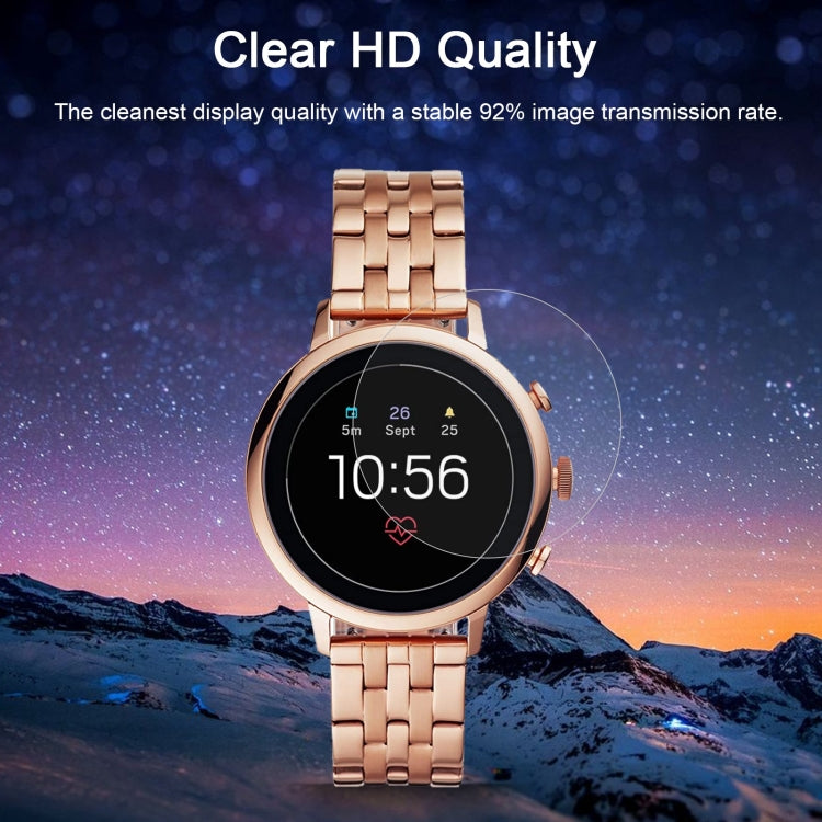 For Fossil Q Venture HR Gen4 0.26mm 2.5D 9H Tempered Glass Film Screen Protector, For Fossil Q Venture HR Gen4