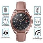 فيلم زجاجي مقسى 0.26مم 2.5D 9H لحماية شاشة Samsung Galaxy Watch3 مقاس 45مم، لـ Samsung Galaxy Watch3 45مم