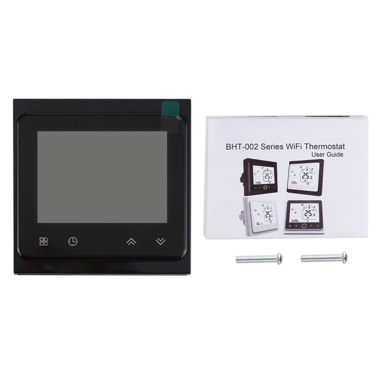 منظم حرارة غرفة تدفئة بشاشة LCD نوع غلاية ماء / غاز مع عرض الوقت، تحميل 3A، تحكم واي فاي، BHT-002GBLW 3A (أسود) نوع غلاية غاز، BHT-002GBLW 3A (أبيض) نوع غلاية غاز