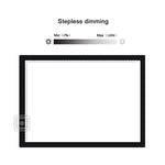 لوحات نسخ مقياس أكريليك بتعتيم مستمر LED USB 5V 8W A3، لوحة رسم تخطيط أنمي مع كابل USB ومحول طاقة، تعتيم مستمر مع كابل USB ومحول طاقة