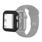 غطاء حماية من PC + زجاج لسلسلة Apple Watch 6 / 5 / 4 / Watch SE مقاس 44مم، لسلسلة Apple Watch 6 / 5 / 4 / Watch SE مقاس 44مم