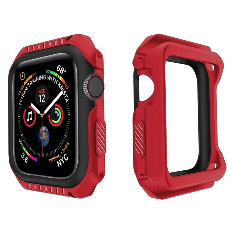 Smart Watch Shockproof Two Color Protective Case For Apple Watch Series 3 / 2 / 1 38mm, For Apple Watch Series 3 / 2 / 1 38mm (Black Yellow), For Apple Watch Series 3 / 2 / 1 38mm (Red Black), For Apple Watch Series 3 / 2 / 1 38mm (White Blue)         ...